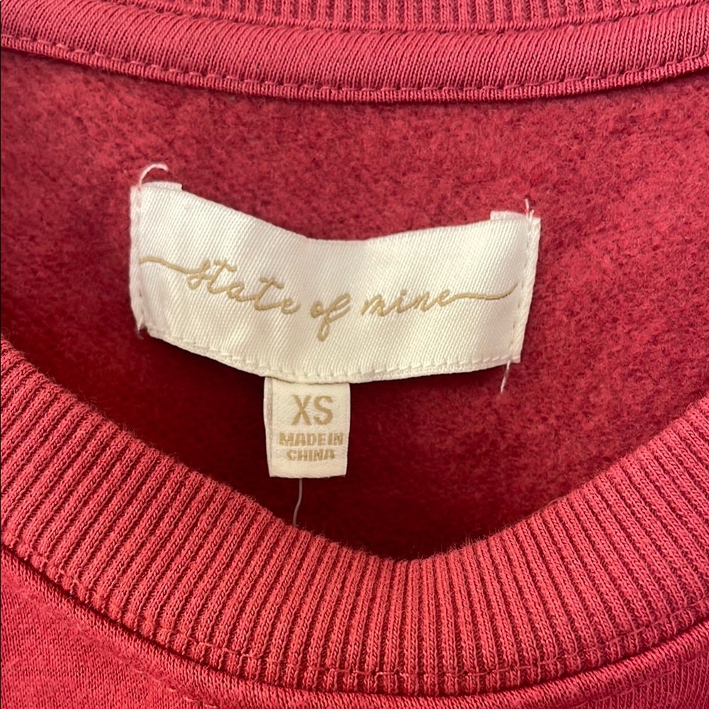 State of Mine Red 'MAMA' Sweatshirt - Picture 2 of 5